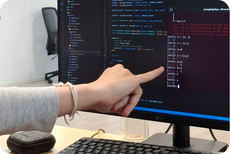 Oshin learnt Elixir with Mr.Jero at BiggestLab